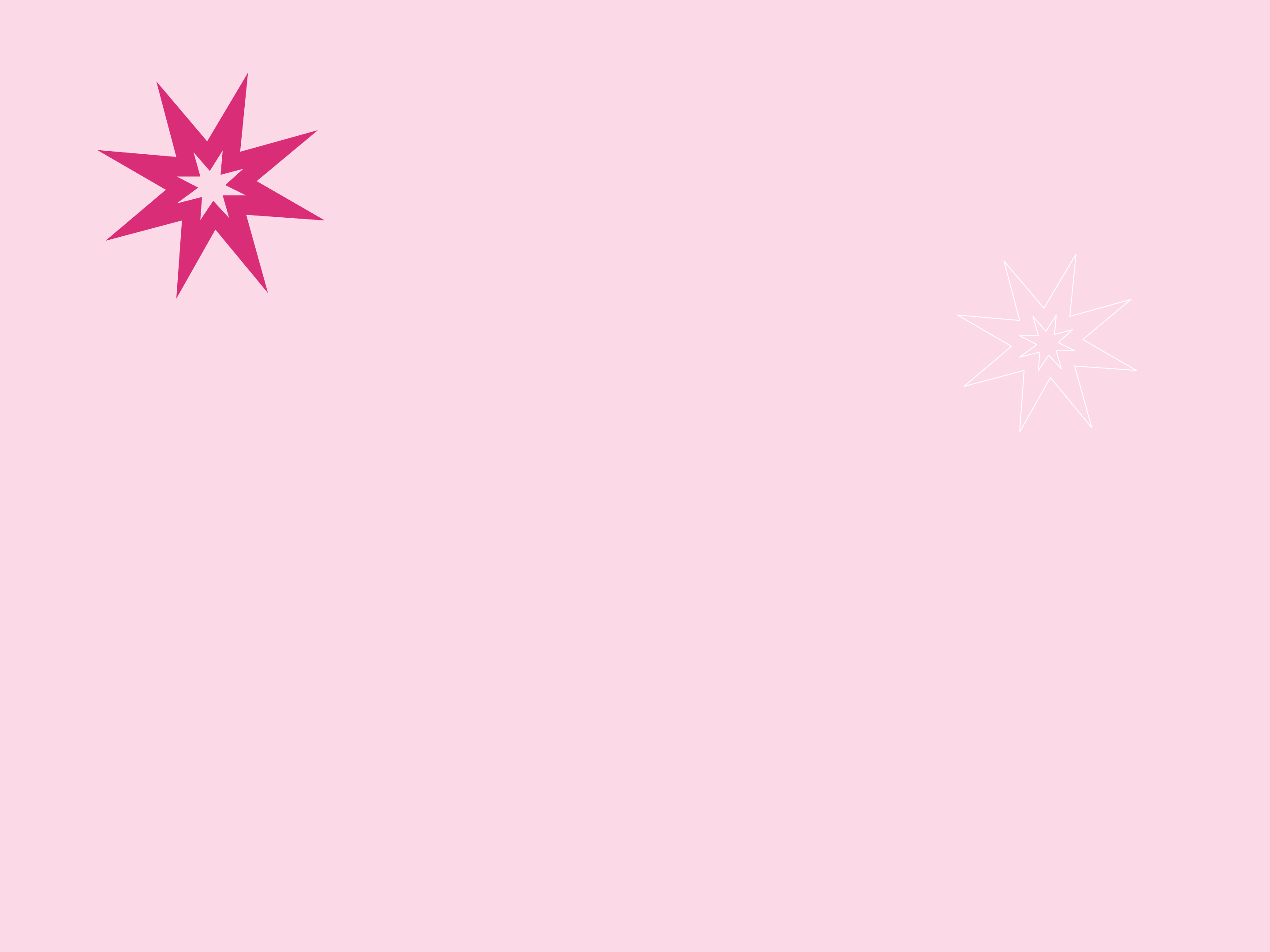 background pink and white stars