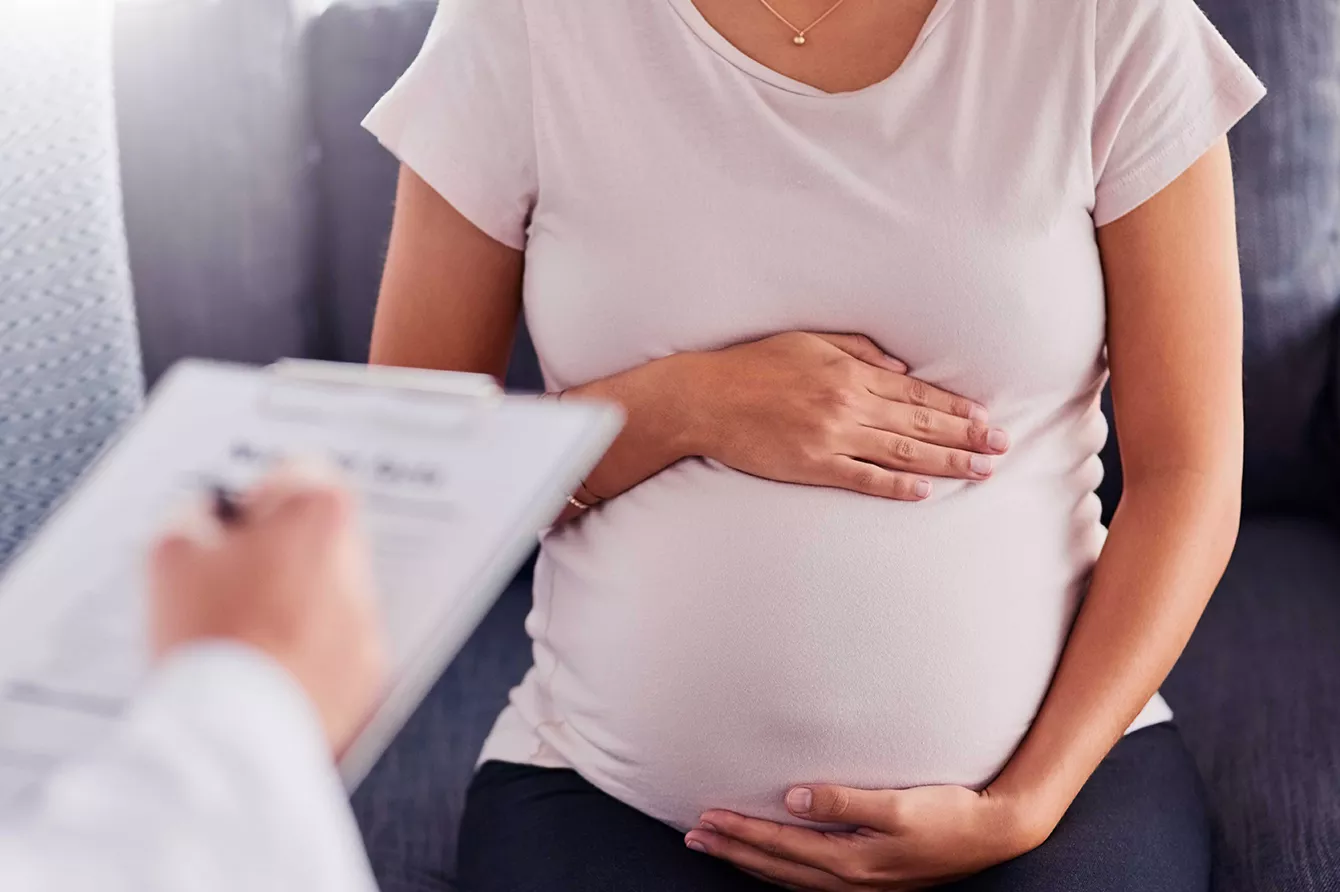 Pregnant Woman Doctor Screening